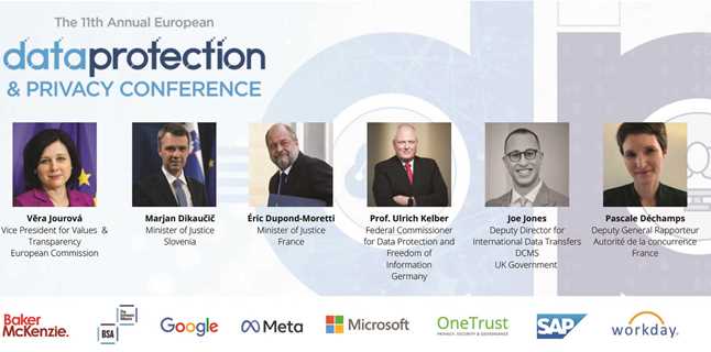 Top-level line-up at the 11th Annual European Data Protection & Privacy Conference